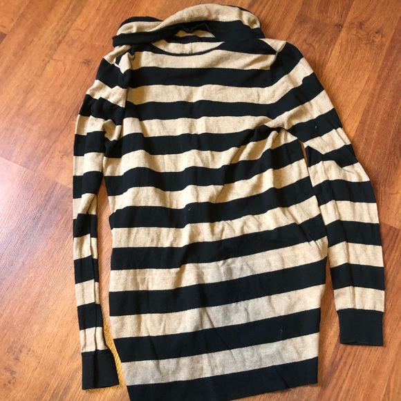 Loft Open Cocoon Stripe Cardigan - Picture 4 of 4